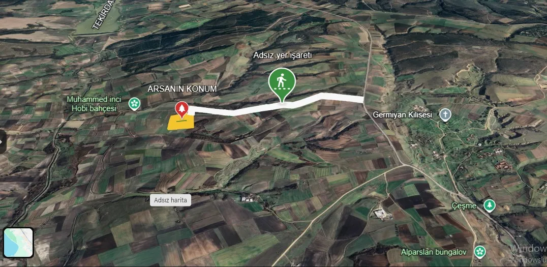 SİLİVRİ DEĞİRMENKÖYDE YOLA 2. PARSEL DE 300 m2 MUVAFAKATLI